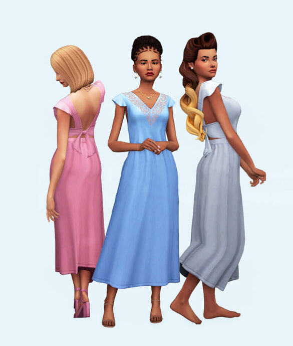 Sims 4 kuunsilta dress