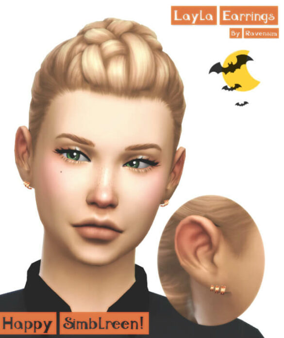 Sims 4 Layla Earrings