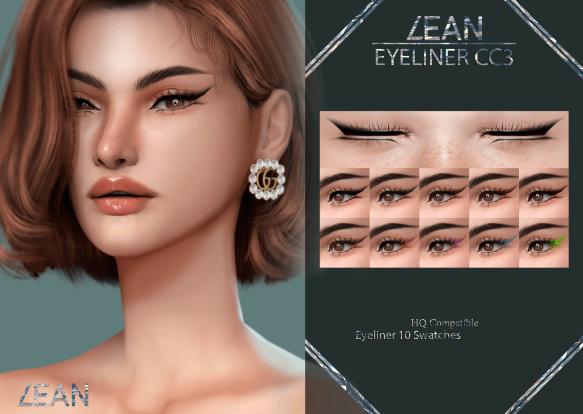 Sims 4 lean eyeliner cc3 early access makeup the