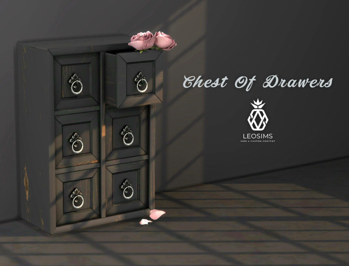 Sims 4 leo chest of drawers