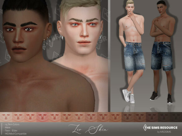 Sims 4 Leo Skin by MSQSIMS
