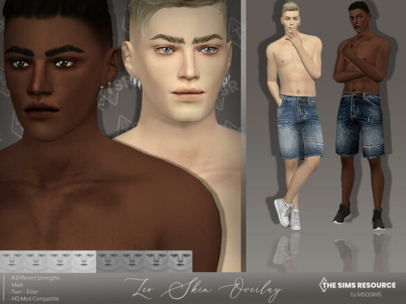 Sims 4 Leo Skin Overlay by MSQSIMS