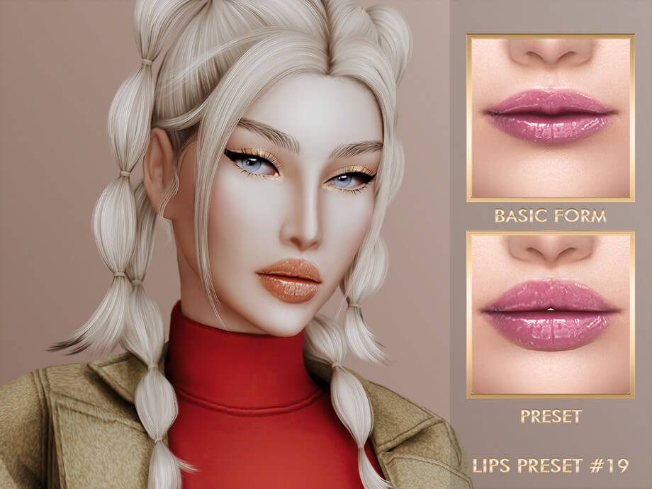 Sims Lips Preset By Jul Haos At Tsr The Sims Game