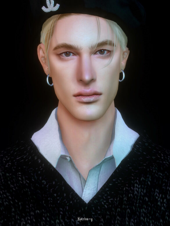 Sims 4 lipstick91 HIGHLIGHT02 NOSEMASK01 EYELIDS07