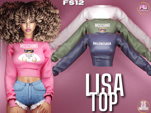 Sims 4 lisa top fs12 download here