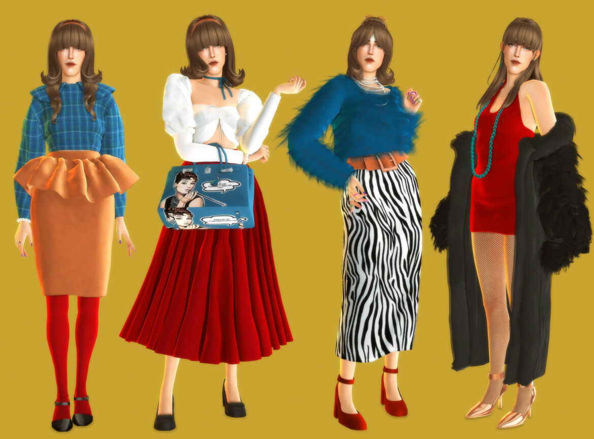 Sims 4 lookbook by melody-n