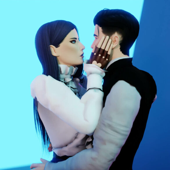 Sims 4 lookbook Caitlyn Jayce