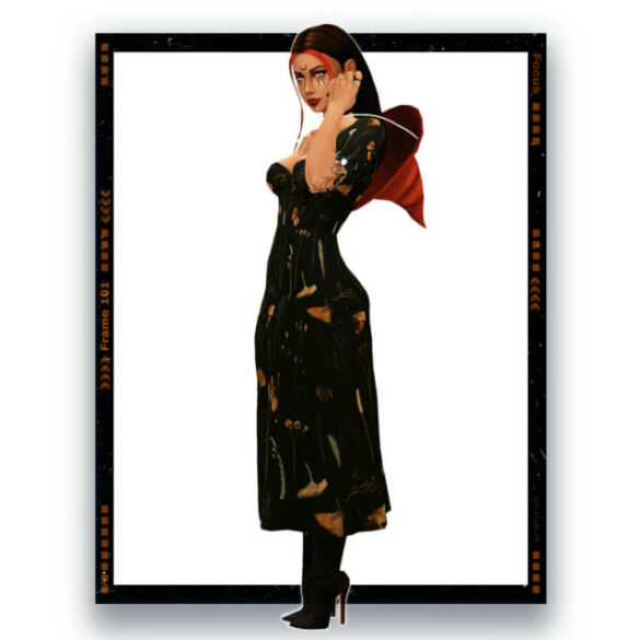 Sims 4 lookbook witch