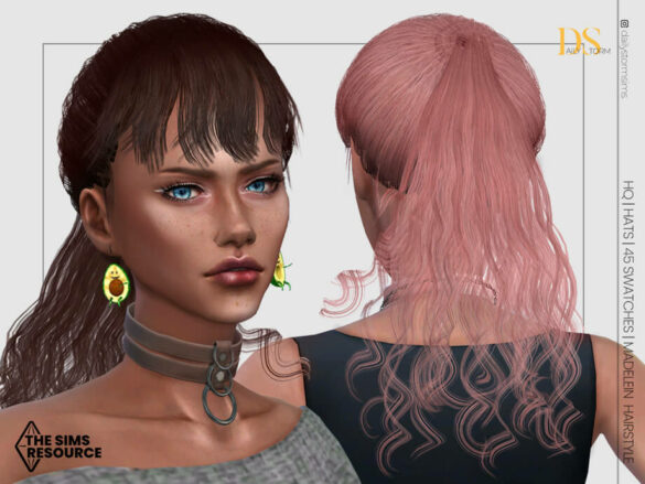 Sims 4 Madelein Hairstyle by DailyStorm