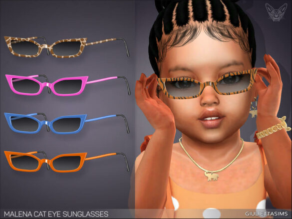 Malena Cat Eye Sunglasses For Toddlers by feyona