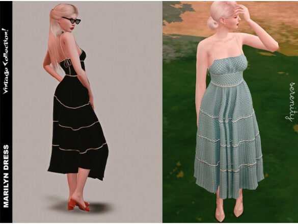 Sims 4 Marilyn Dress