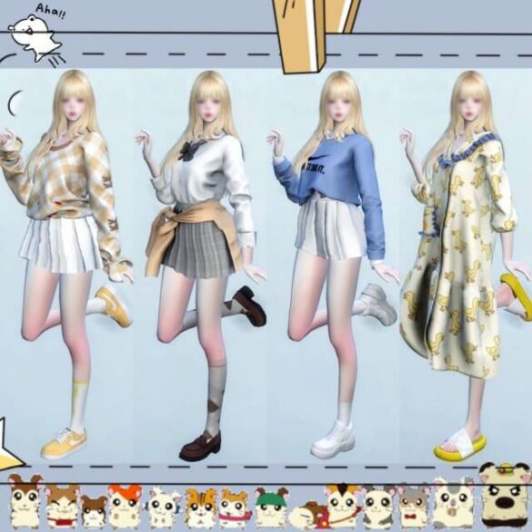 Sims 4 matching clothes to my Sims