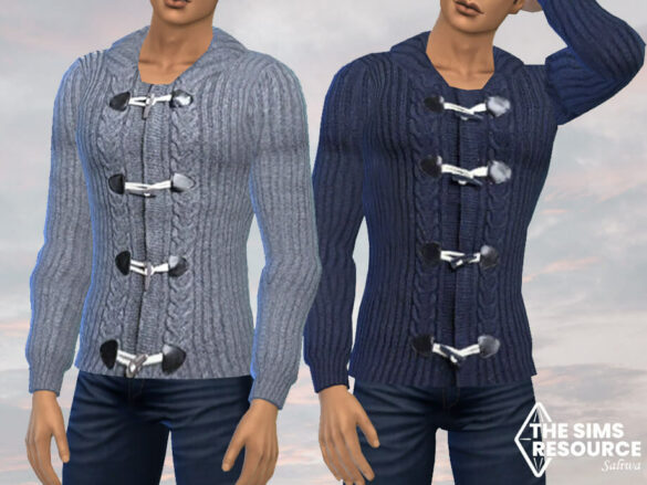 Sims 4 Men Cardigan by Saliwa at TSR