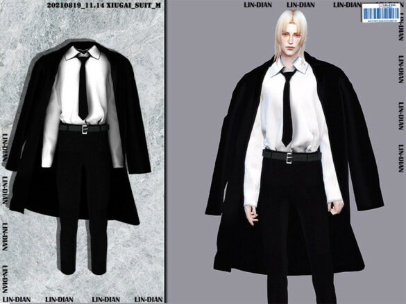 Sims 4 Men’s shirts and coats by LIN_DIAN at TSR