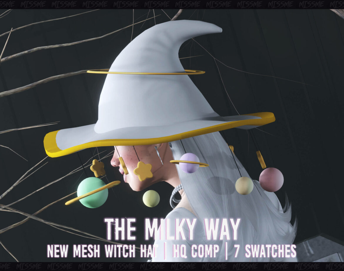 Sims 4 Milky Way Witch Hat