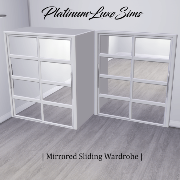 Sims 4 mirrored sliding wardrobe