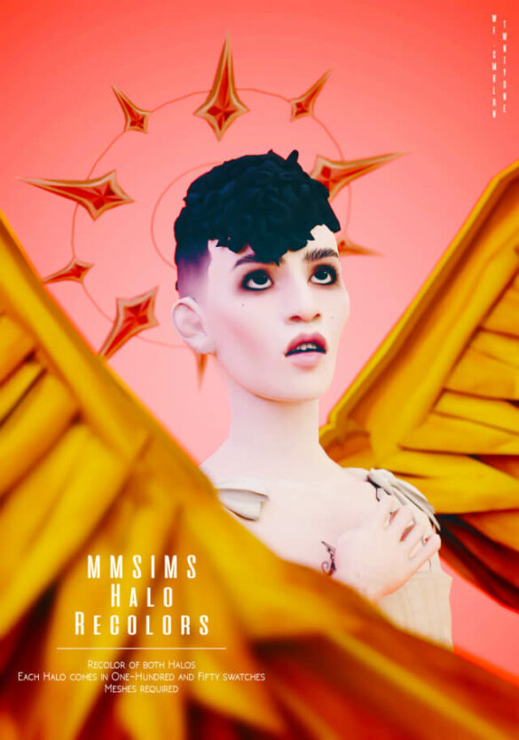 Sims 4 mmsims halos recolor