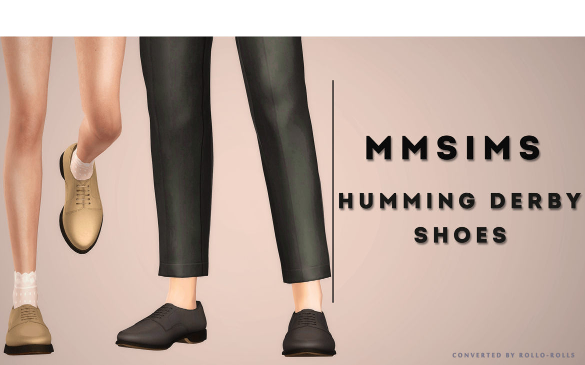 Sims 4 mmsims humming derby shoes v1