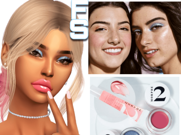 Sims 4 morphe 2 x charli dixie damelio collection