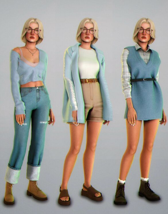 Sims 4 my favorite alpha cc outfits a lookbook 1 top