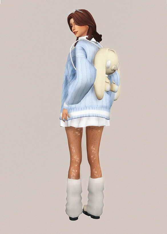 Sims 4 nana komatsu inspired lookbook 3