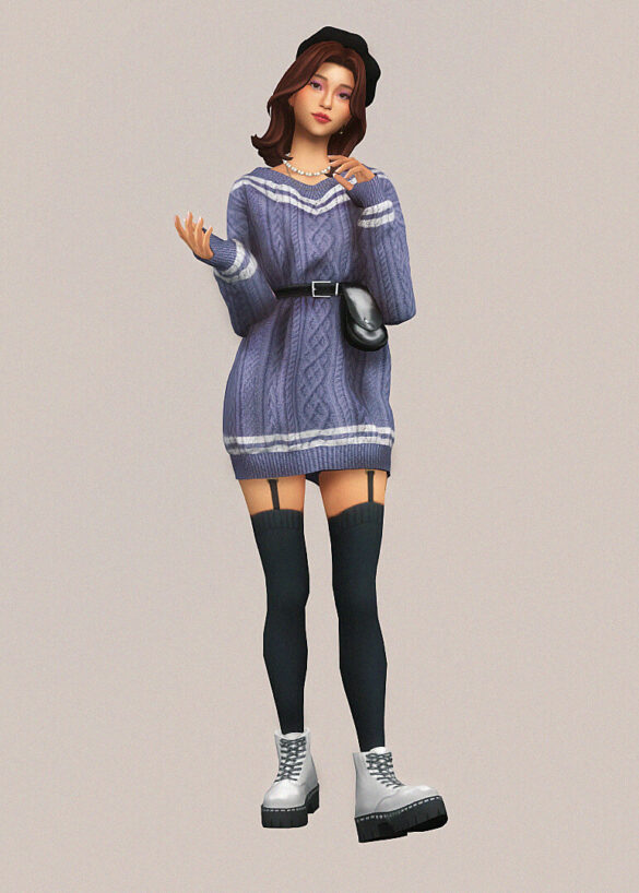 sims 4 nana komatsu inspired lookbook