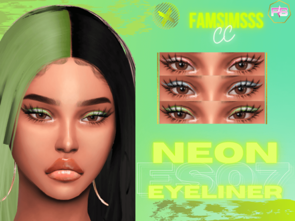Sims 4 neon eyeliner