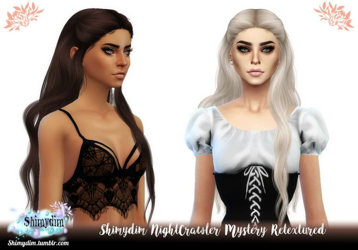 NightCrawler Mystery Hair Retexture at Shimydim Sims