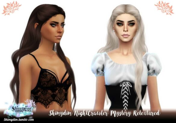 NightCrawler Mystery Hair Retexture at Shimydim Sims