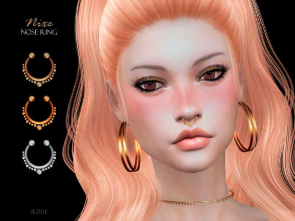 Sims 4 Nixe Piercing by Suzue