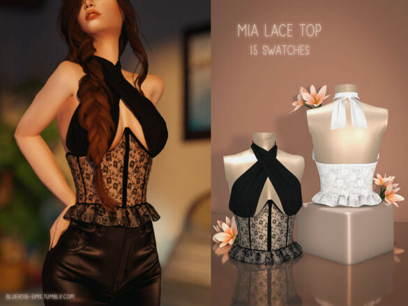 Sims 4 Mia Lace Top