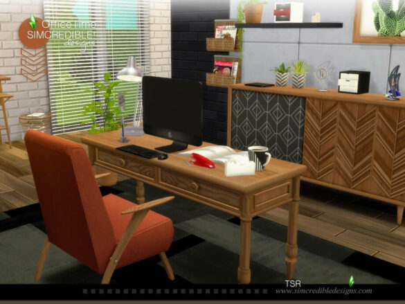 Sims 4 Office Time by SIMcredible at TSR