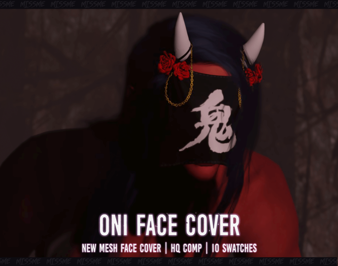Sims 4 Oni Face Cover