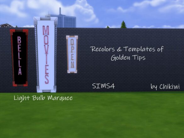 Recolors and Templates – Golden Tips 2 Story