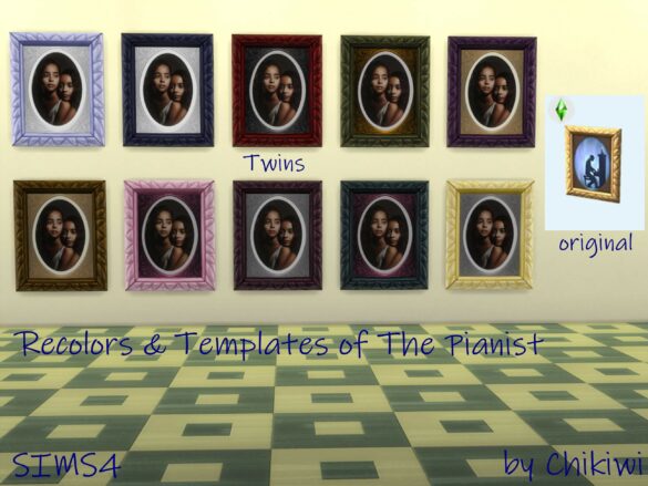 Picture Frame Recolors and Templates – The Pianist
