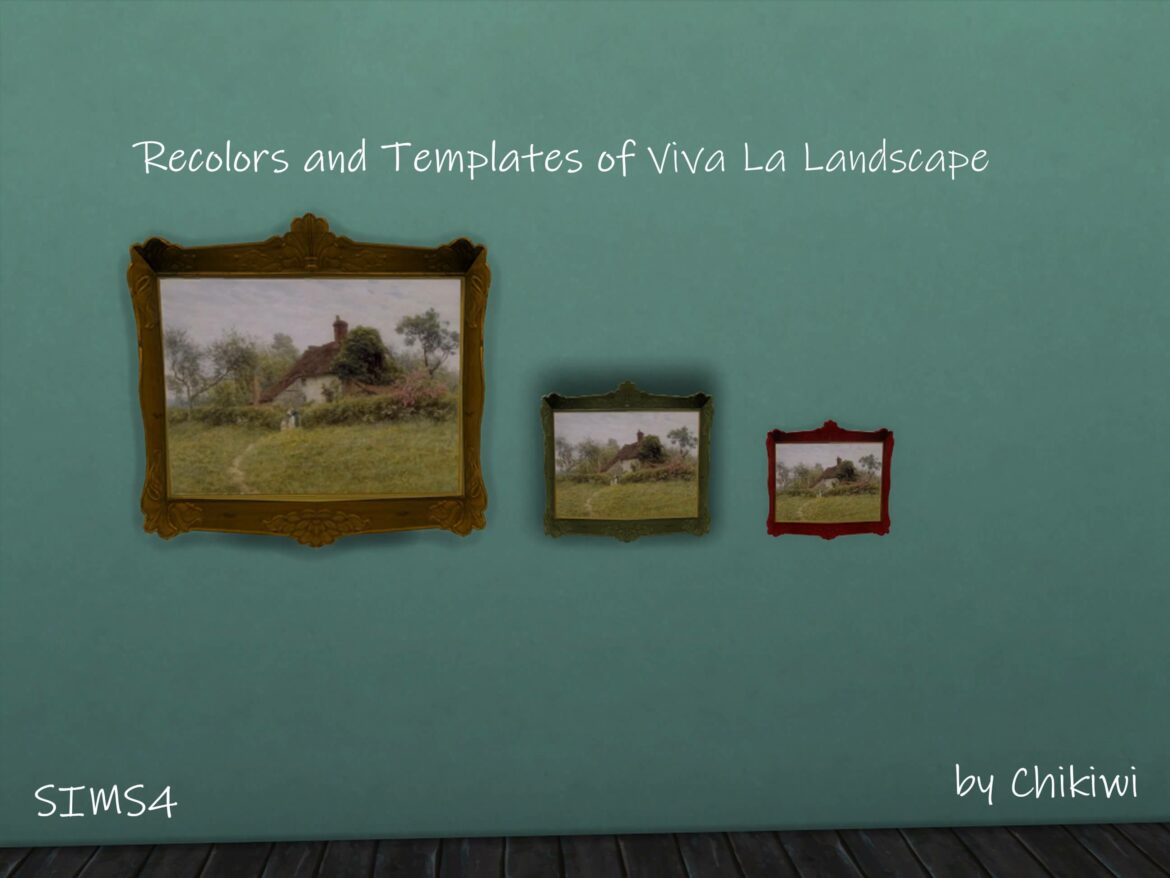 Recolors and Templates – Viva La Landscape