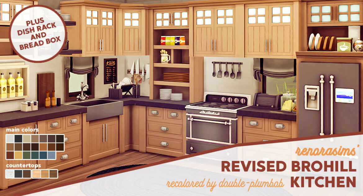 Sims 4 Renorasims Revised Brohill Kitchen Recolor 20 The Sims Game