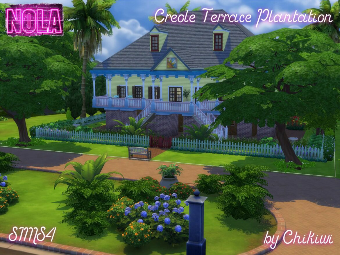 Sims 4 Residential – Creole Terrace Plantation, NOLA