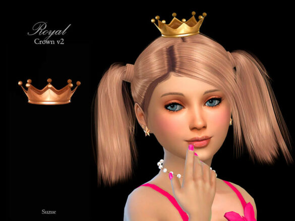 Sims 4 Royal Crown v2 Child by Suzue