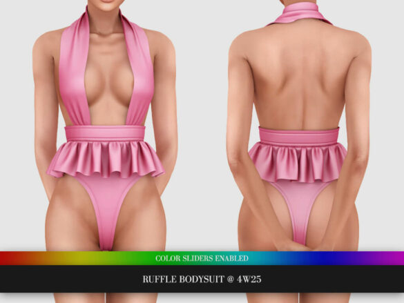 Sims 4 ruffle bodysuit