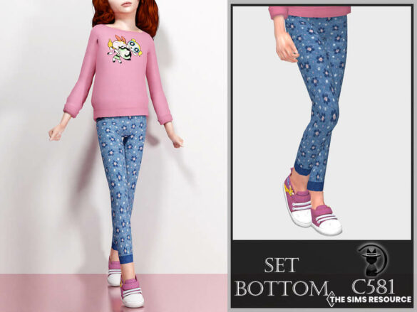 Sims 4 Set-Bottom C581 by turksimmer