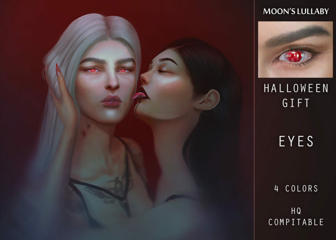 Sims 4 set of four pairs of eyes