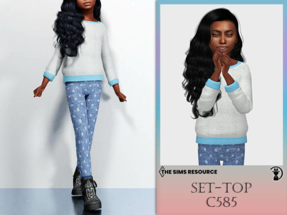 Sims 4 Set-Top C585 by turksimmer