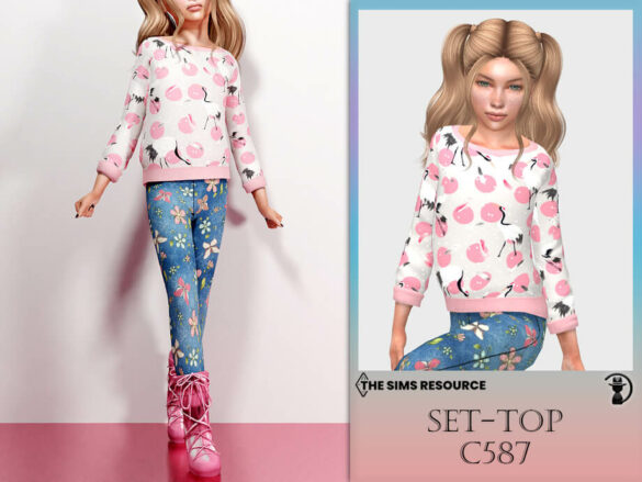 Sims 4 Set-Top C587 by turksimmer