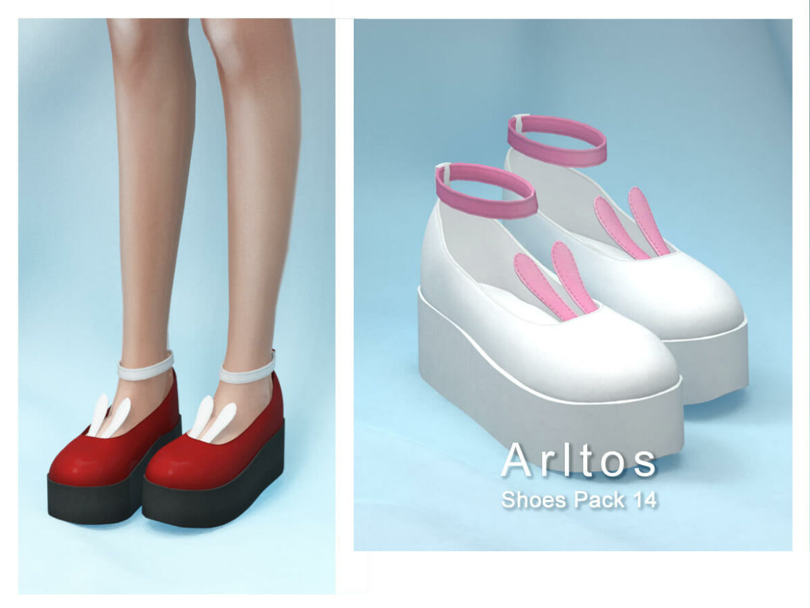 Sims 4 Shoes Pack 12-14 by Arltos