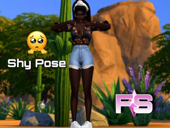 Sims 4 shy poses fs03 free