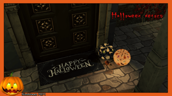 Sims 4 simblreen 1st gift halloween decors