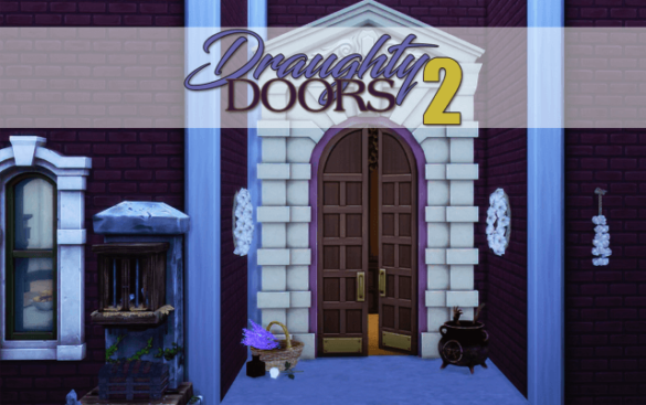 Sims 4 Simblreen #3: Draughty Doors Deux
