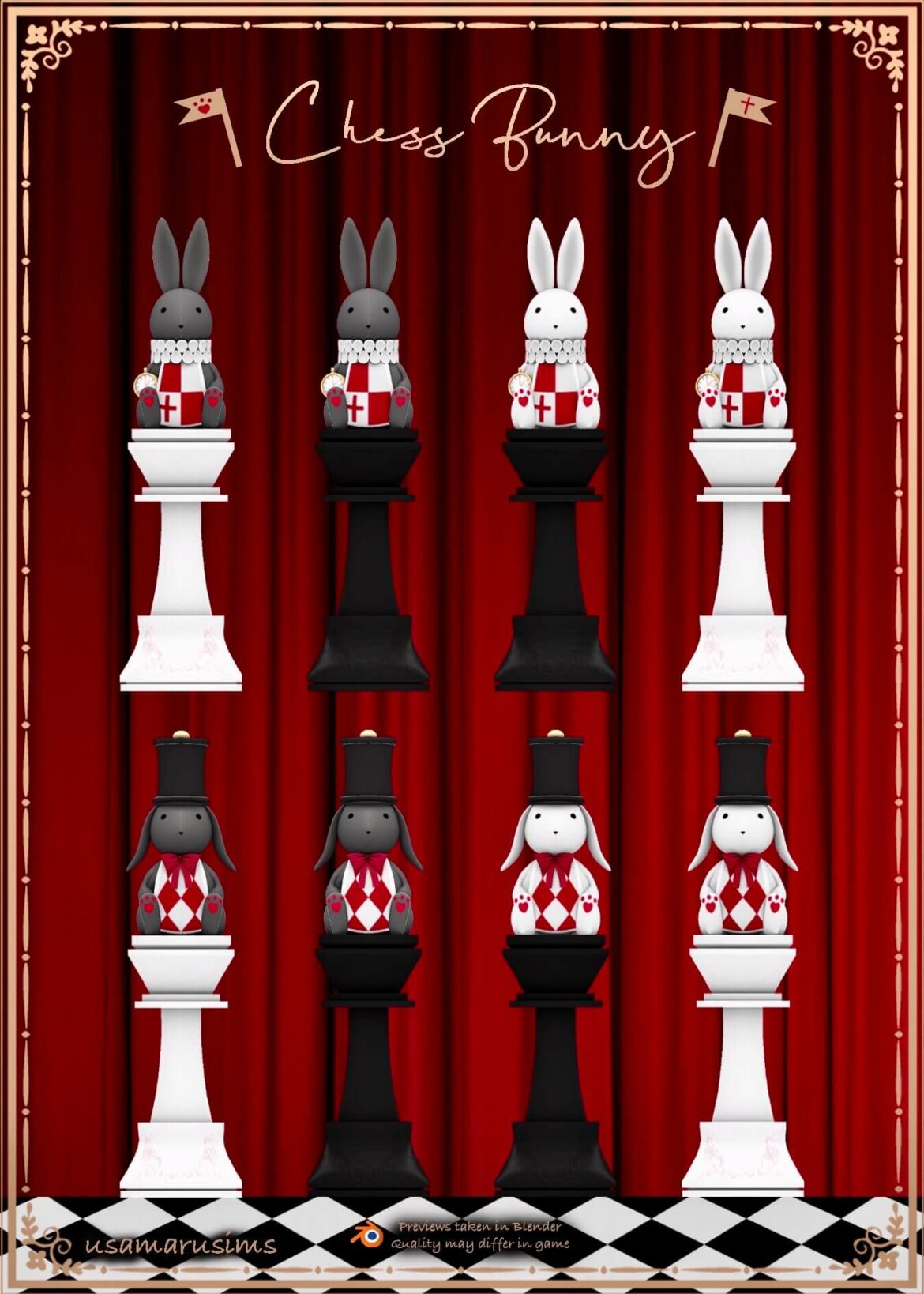 Sims 4 simblreen part 1 chess bunnies part 1