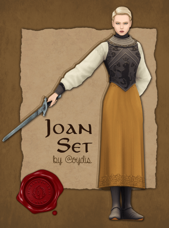 Sims 4 simblreen2021 joan set